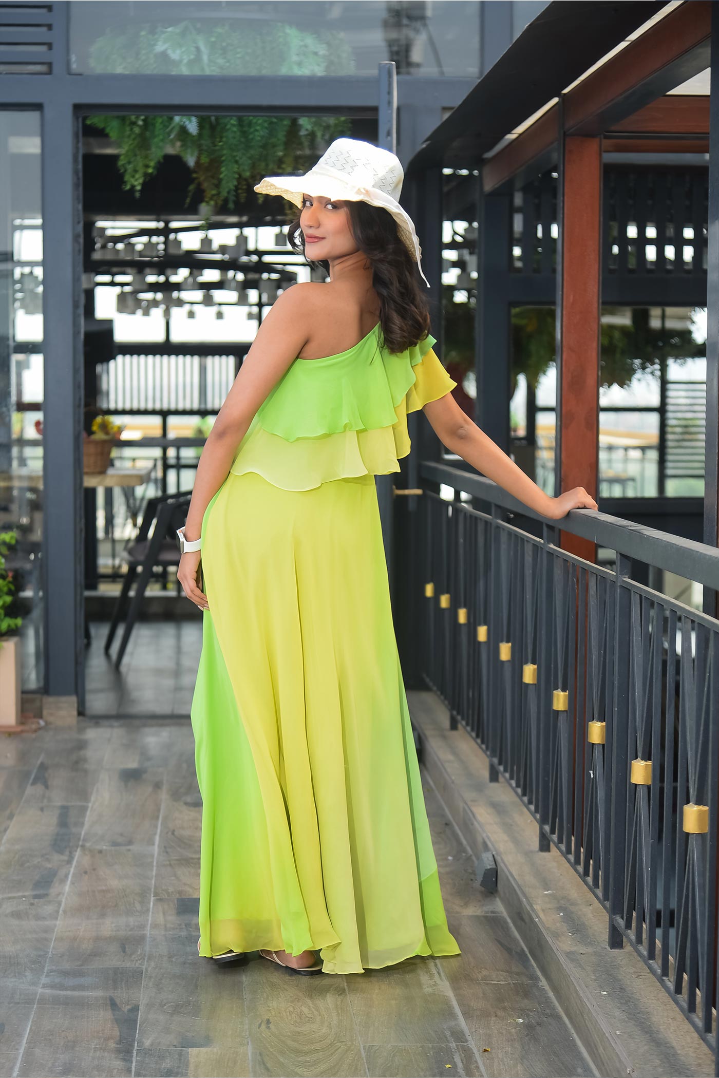 Ombre Summery Maxi Dress