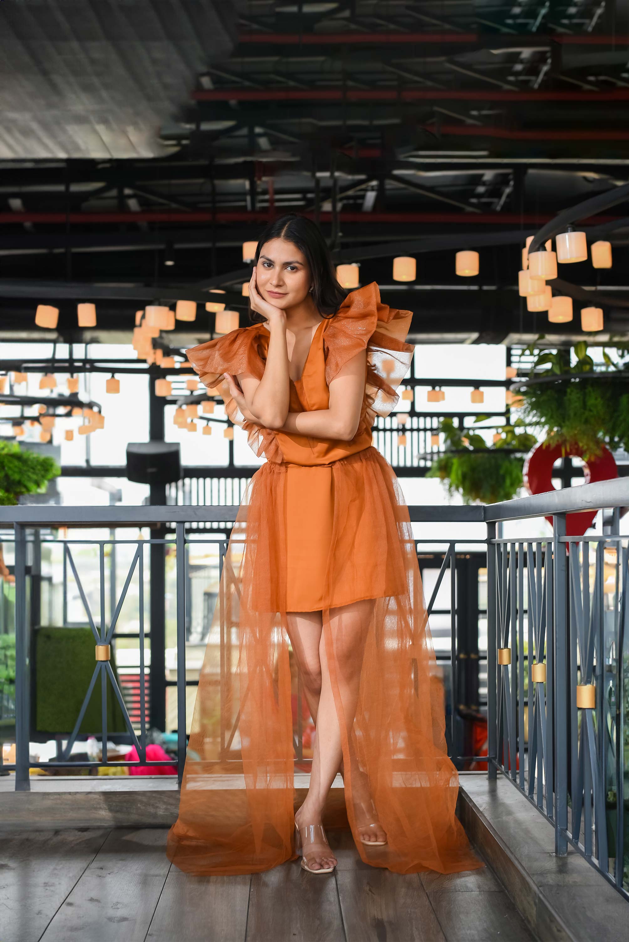 Heartfelt Mustard Princess long Dress