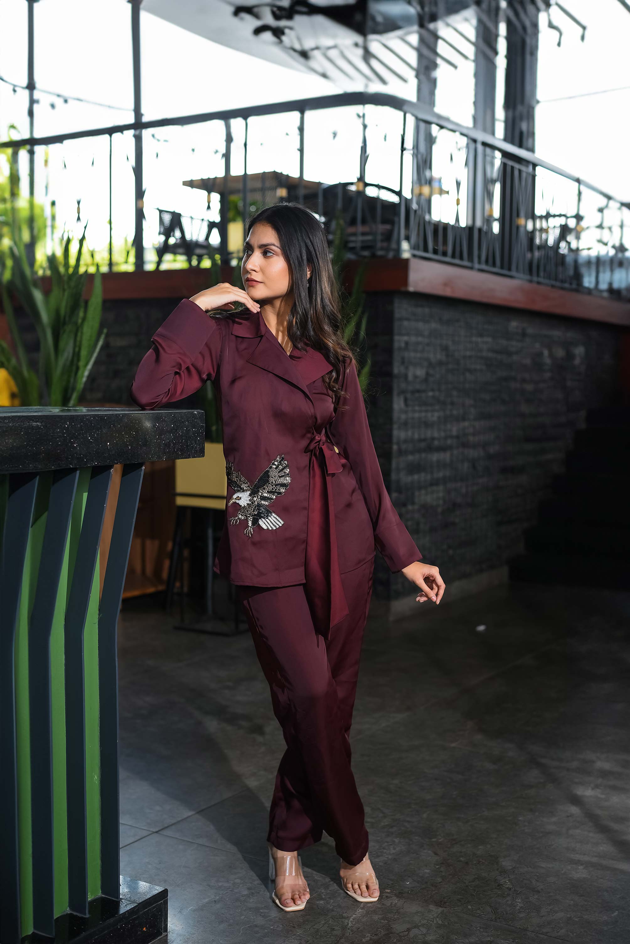 Wine Eagle Coord set