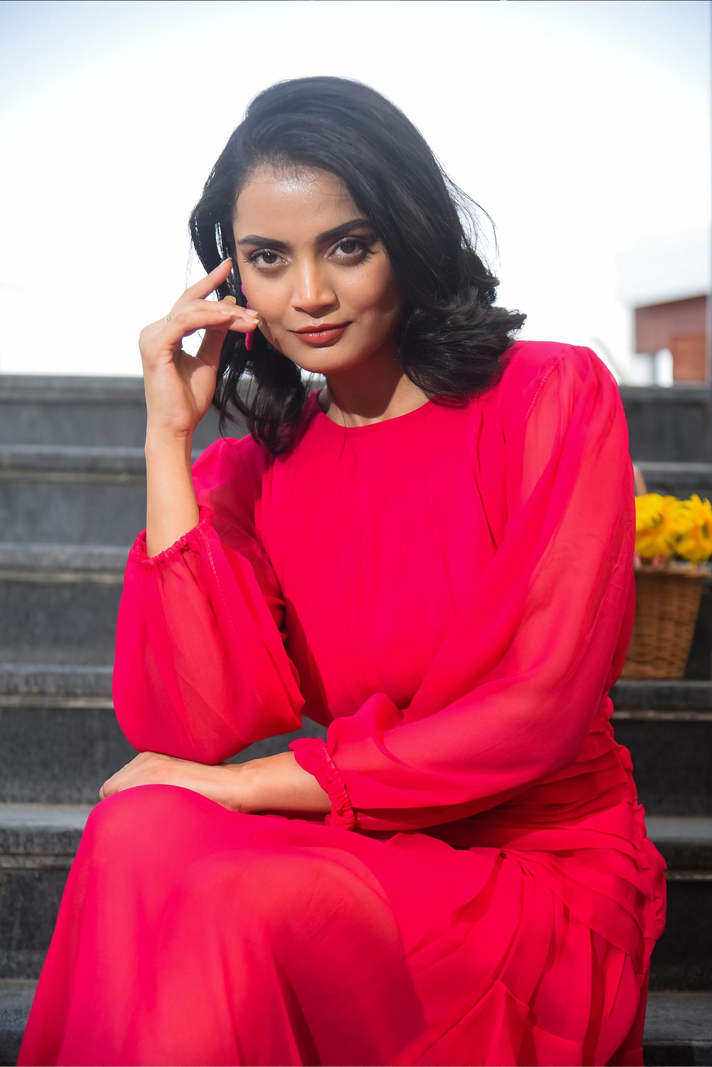 Chic Pink Desert Dress