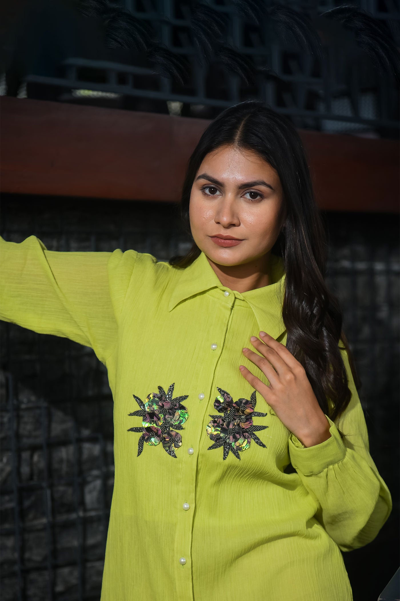 C Green Get - toghether Shirt Dress