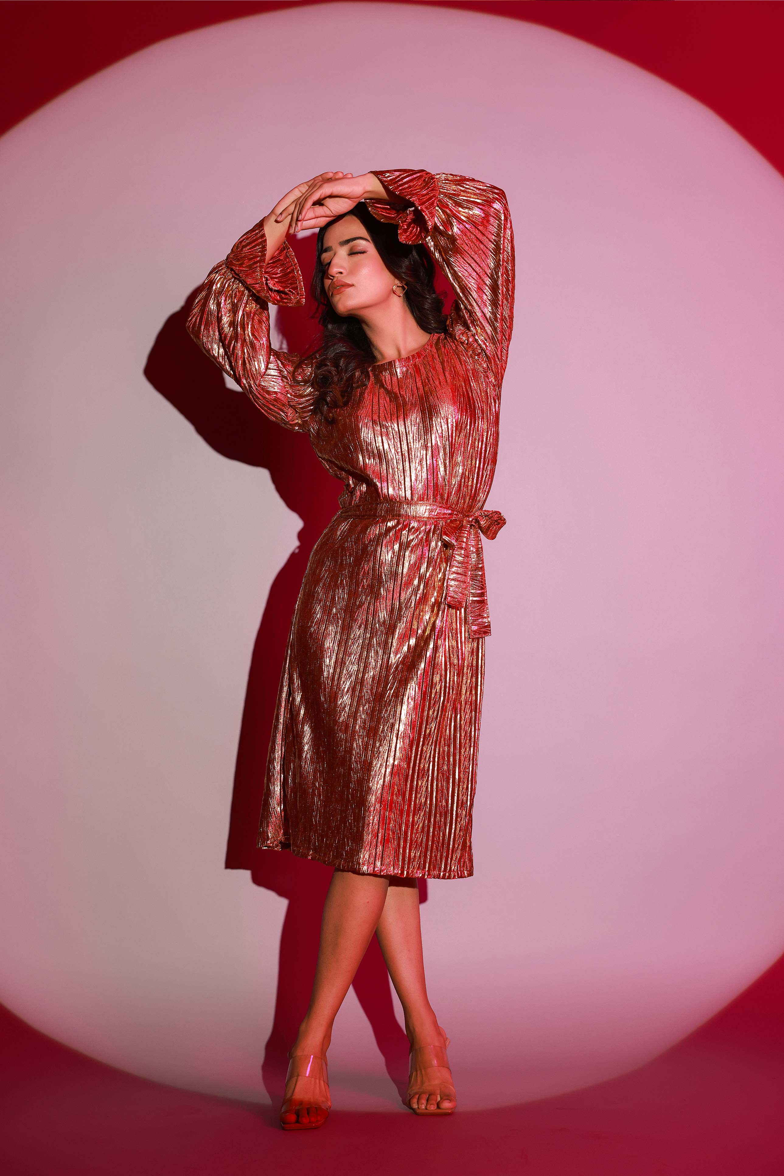 Red Glam On Dress
