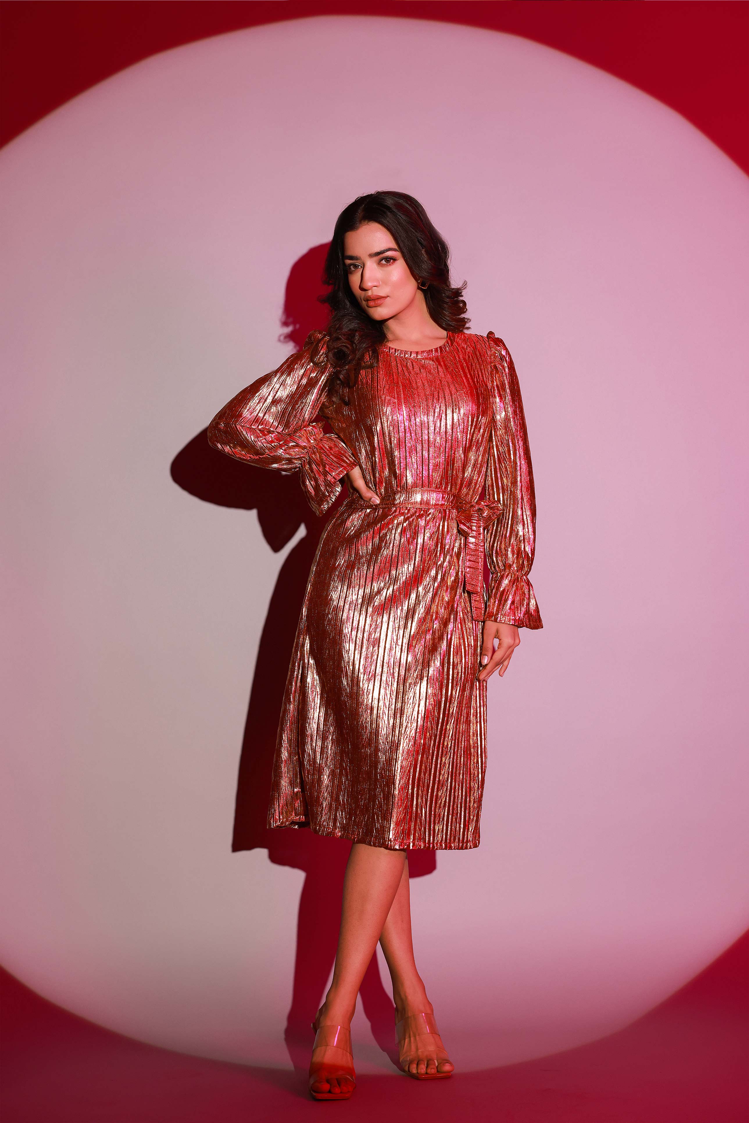 Red Glam On Dress