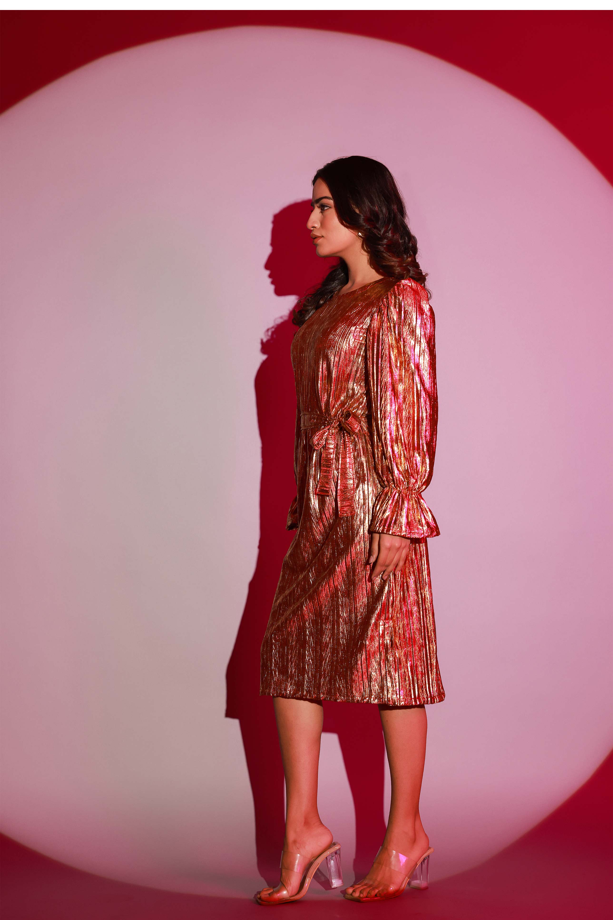 Red Glam On Dress