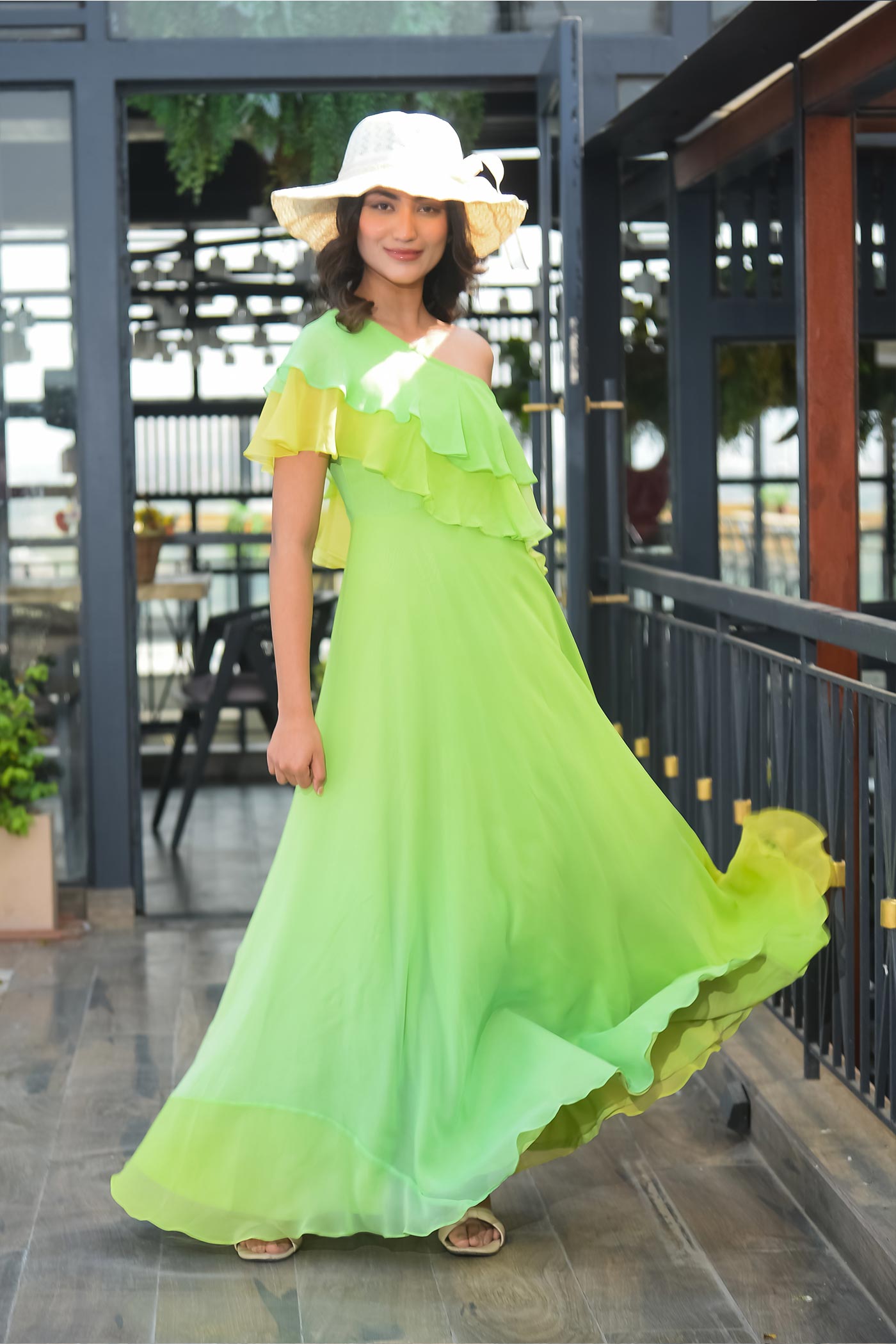 Ombre Summery Maxi Dress