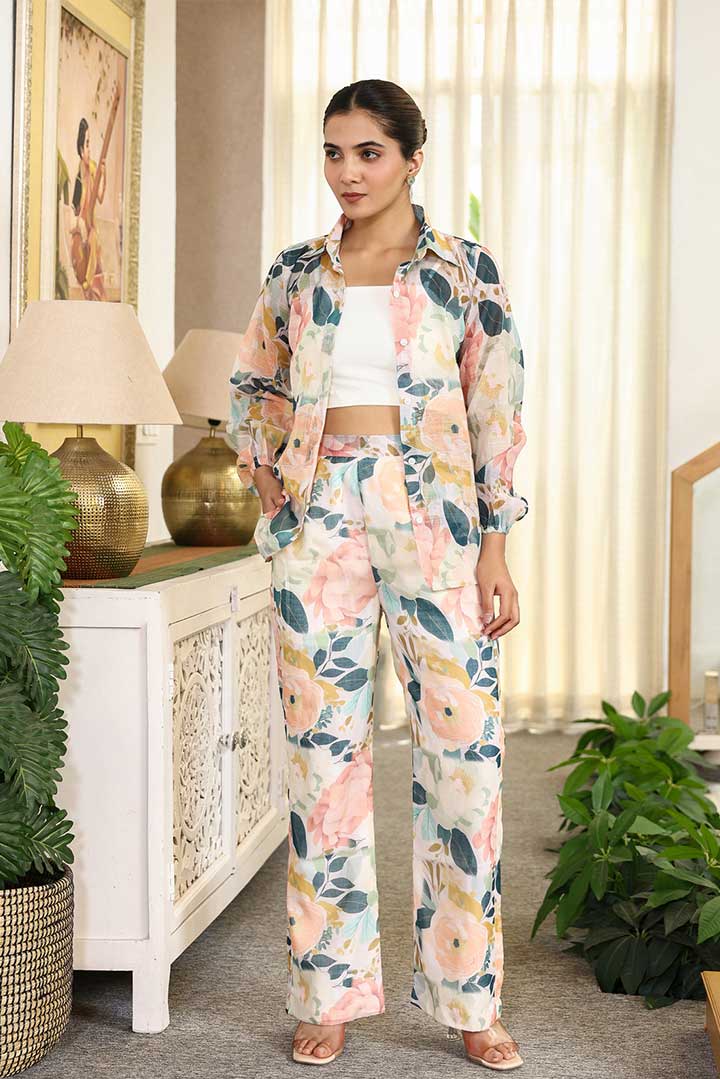 Creamish Summer Special Coord Set