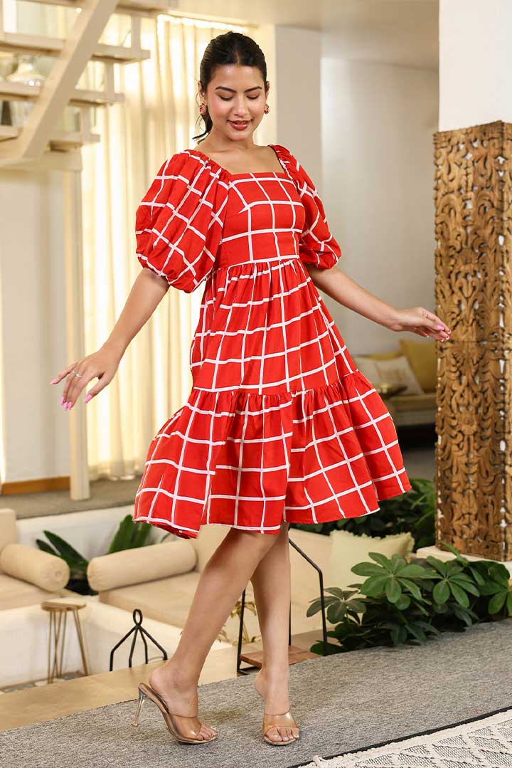 Flirty Red Mini Dress