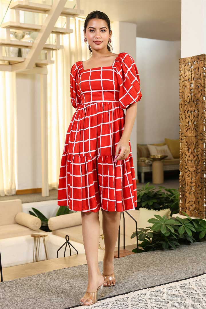 Flirty Red Mini Dress