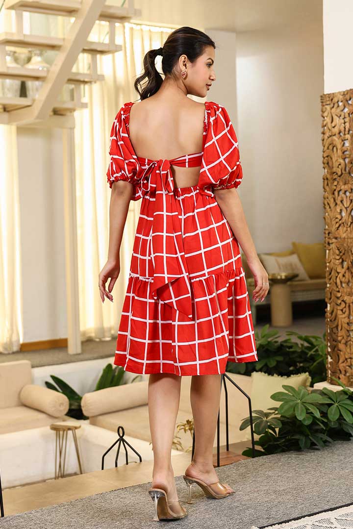 Flirty Red Mini Dress