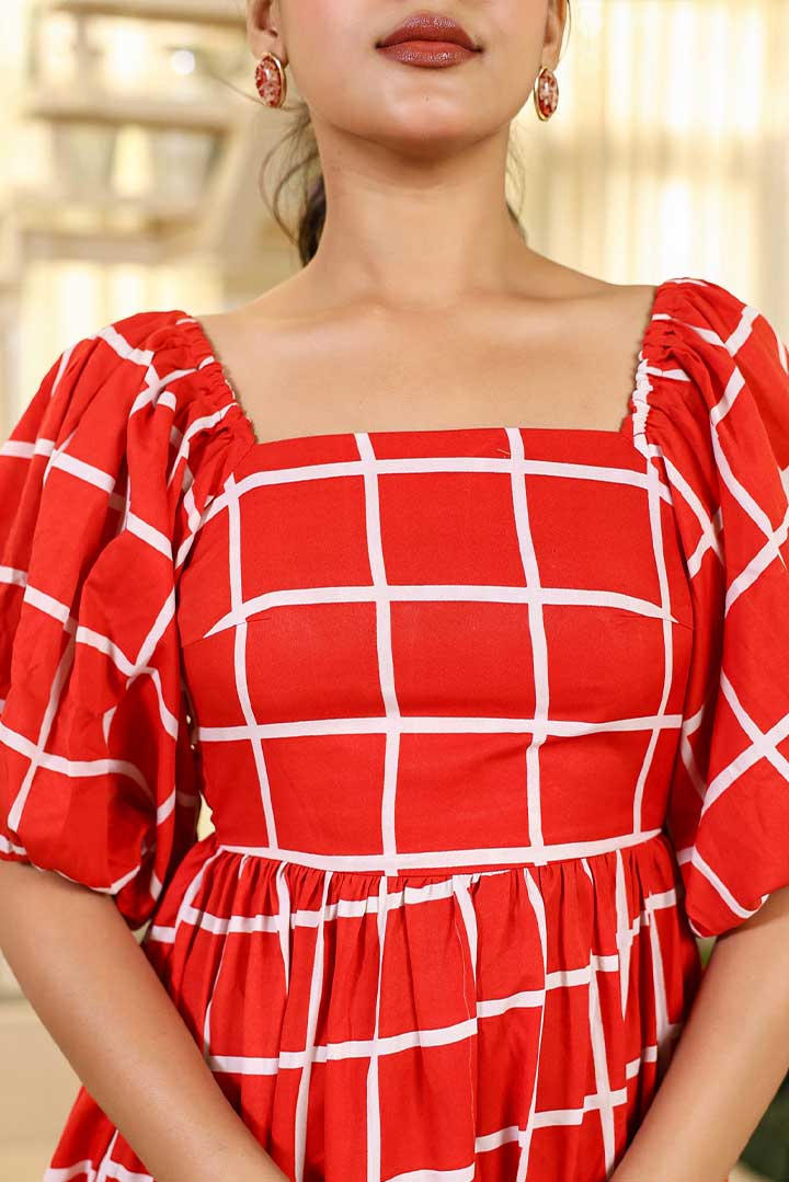 Flirty Red Mini Dress