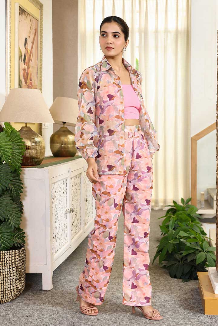 Pinkish Summer Special Coord Set